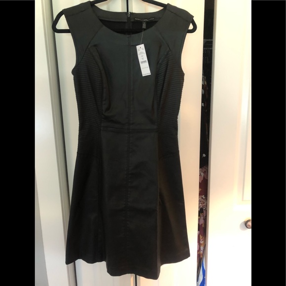 White House Black Market Dresses Nwt Coated Denim Dress By Whbm